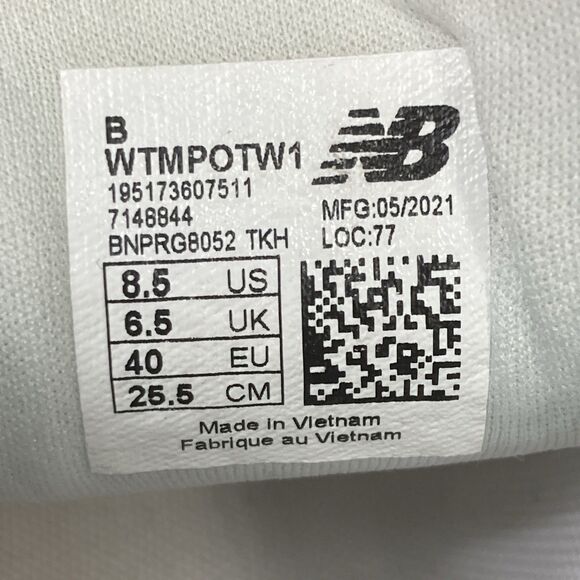 New Balance Fresh Foam X Tempo Women's Sz 8.5(B) White Running Shoes WTMPOTW1 - Picture 10 of 10